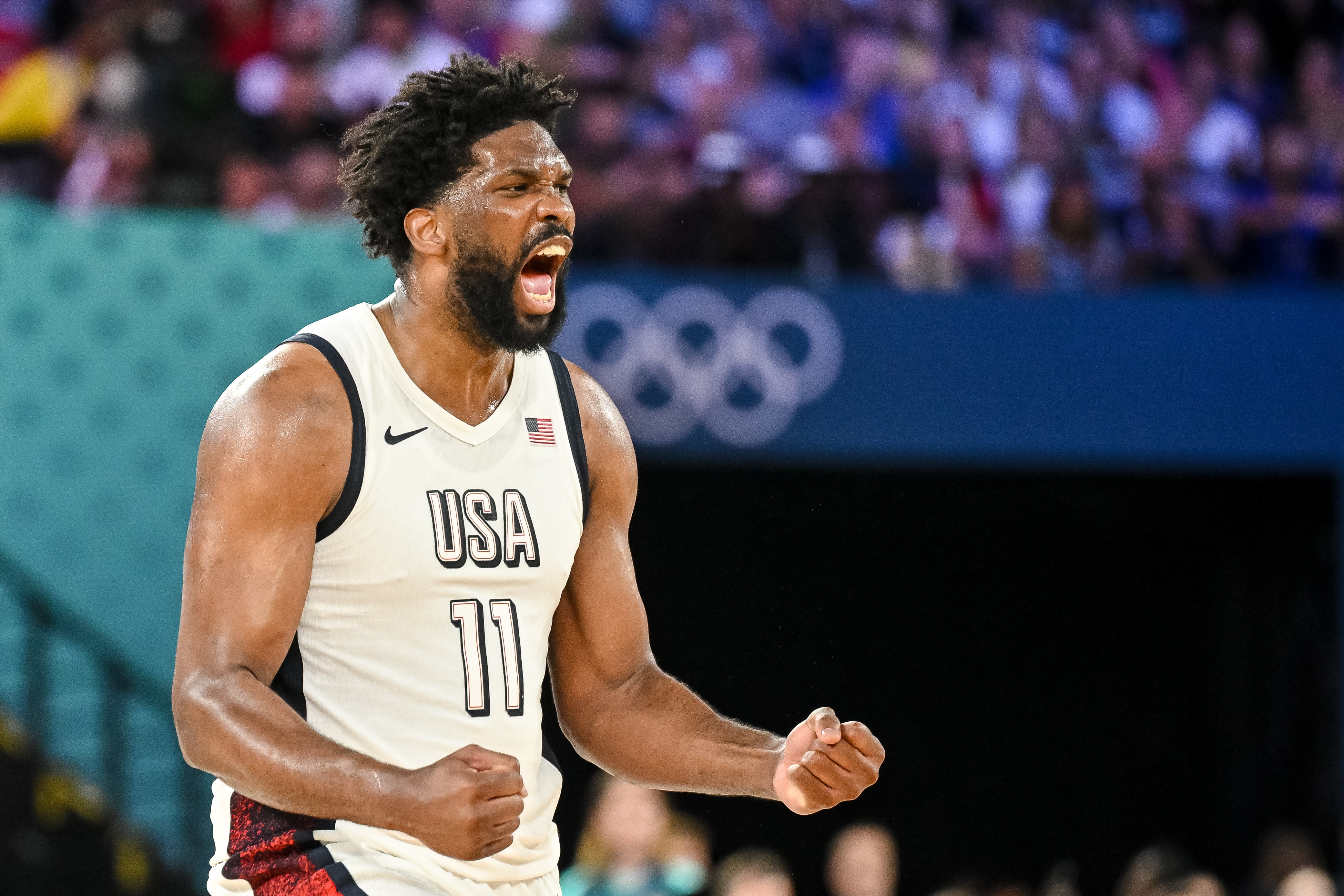 美国男篮鏖战76人，哈里斯统治全场