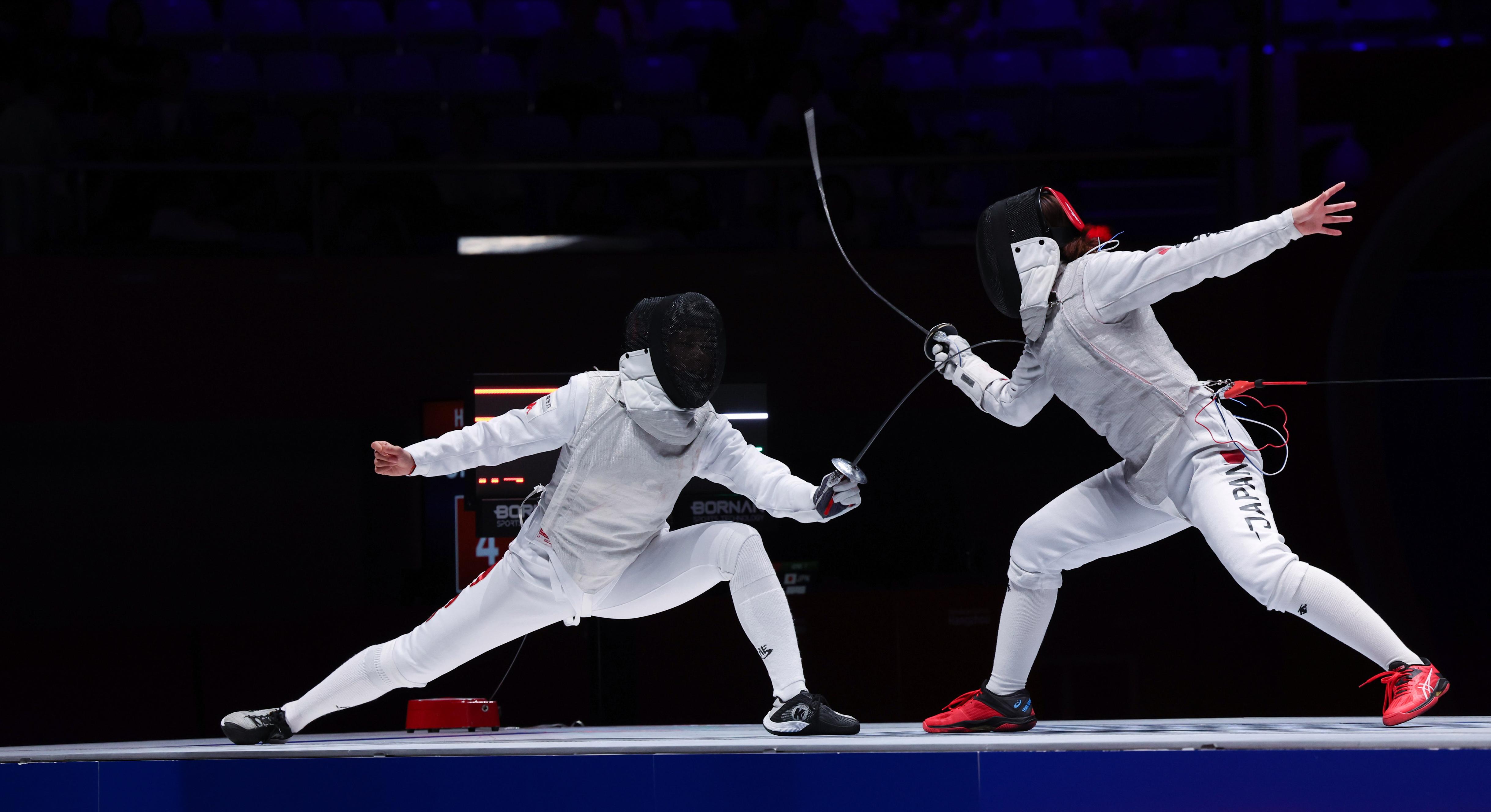 韩国击剑选手横扫对手,轻松晋级女子决赛 韩国击剑选手横扫对手,轻松晋级女子决赛