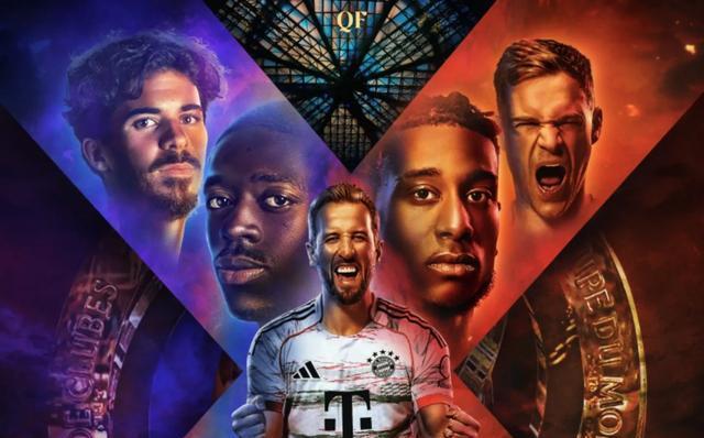 巴黎圣日耳曼险胜曼联，晋级欧冠四强